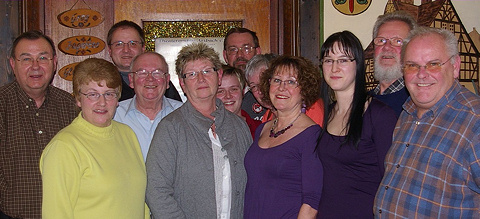 Das Foto zeigt Mitglieder des Vorstandes im Ortsverein Arzbach